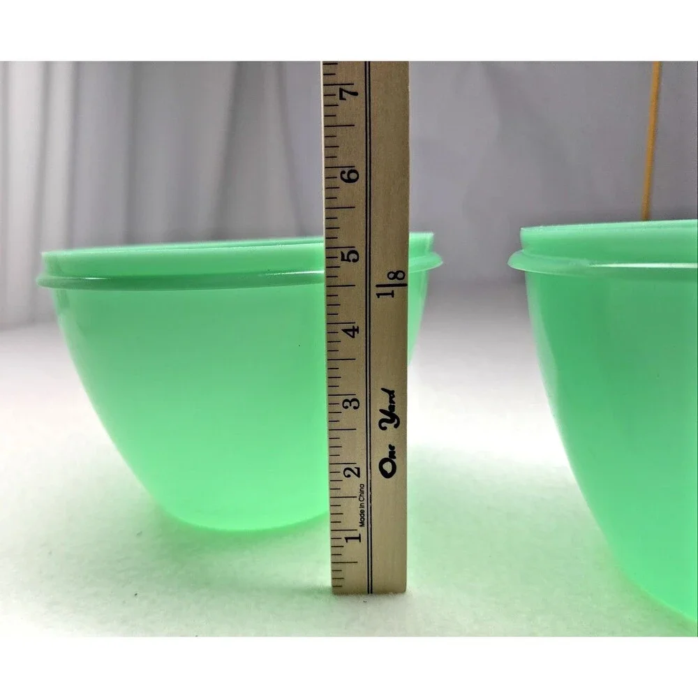 Tupperware Vintage 70s Crisp-It #679 Jadeite Green Lettuce Keeper Bowl Only